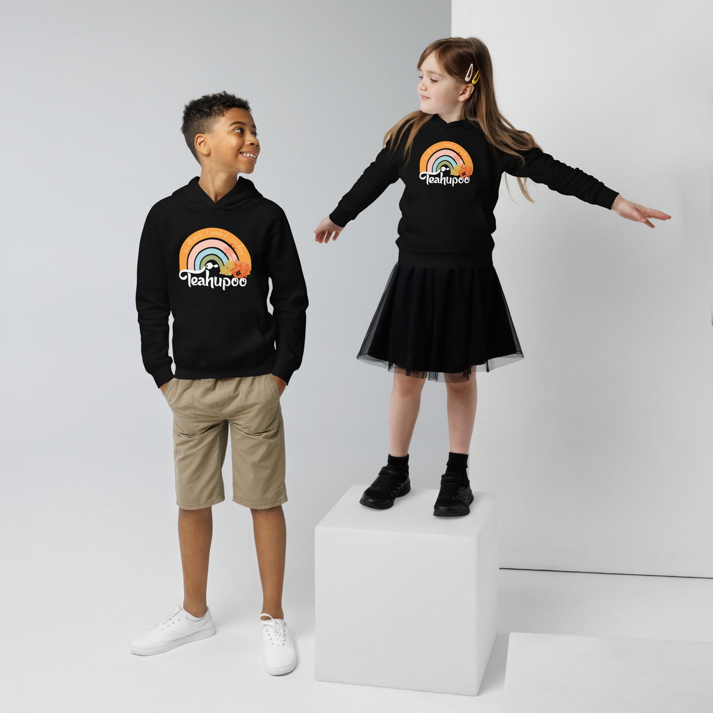 Sweat à capuche écologique pour enfants / Produit PRINT ON DEMAND